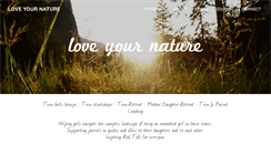 Desktop Screenshot of loveyournature.com